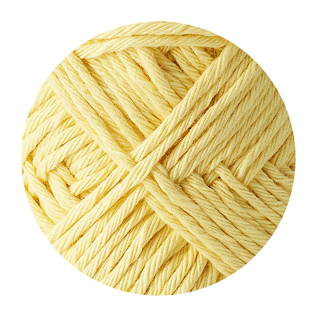 手編み糸 sawada itto ナチュラルコットンスリム(SWXXXX026) 11.イエロー 06Co99_