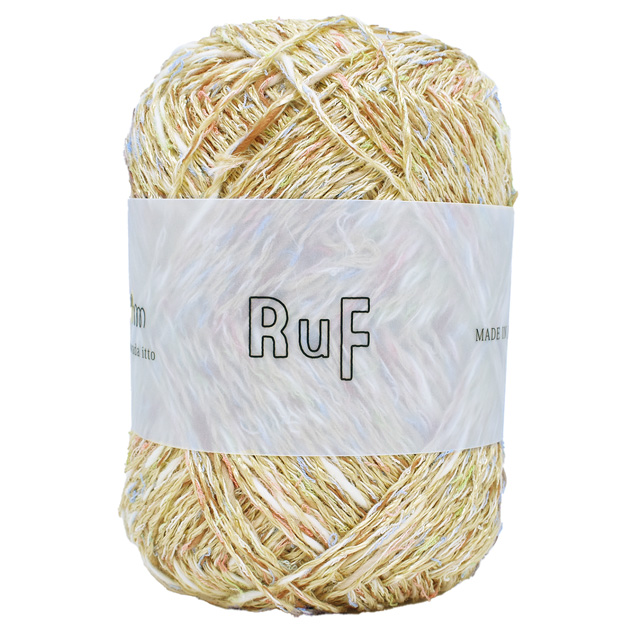 手編み糸 sawada itto Ruf・ルフ 014803.ベージュ 06Co99_