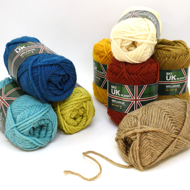 毛糸 スキー UKブレンドメランジ 色番8018 06Co99_