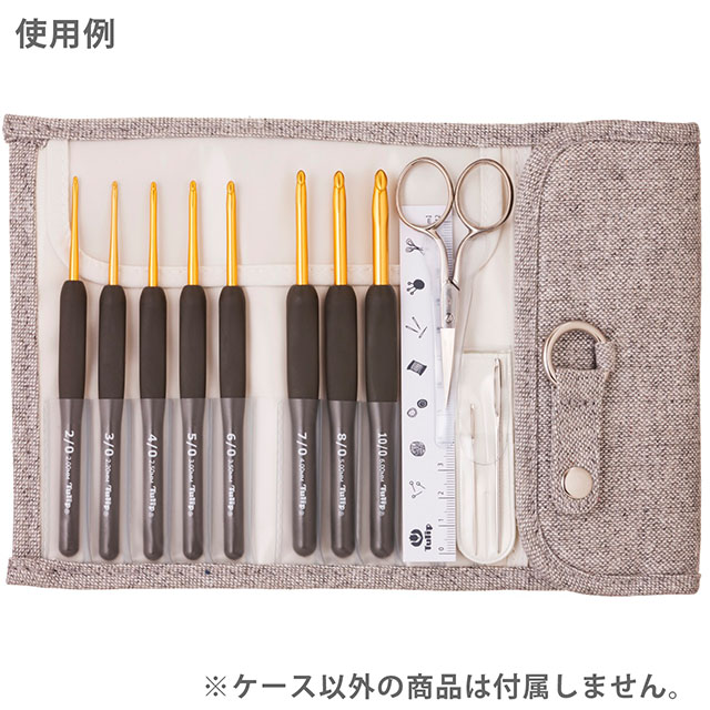 Tulip-チューリップ- エティモ かぎ針ケース(TEC-001) ツイード 06Cq99_