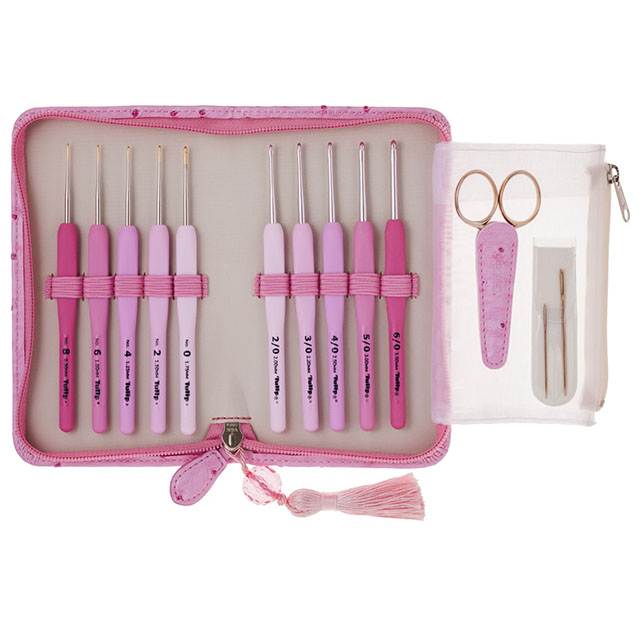 Tulip-チューリップ- エティモ ロゼ クッショングリップ付きかぎ針・レース針セット(TEL-001) 06Cq99_