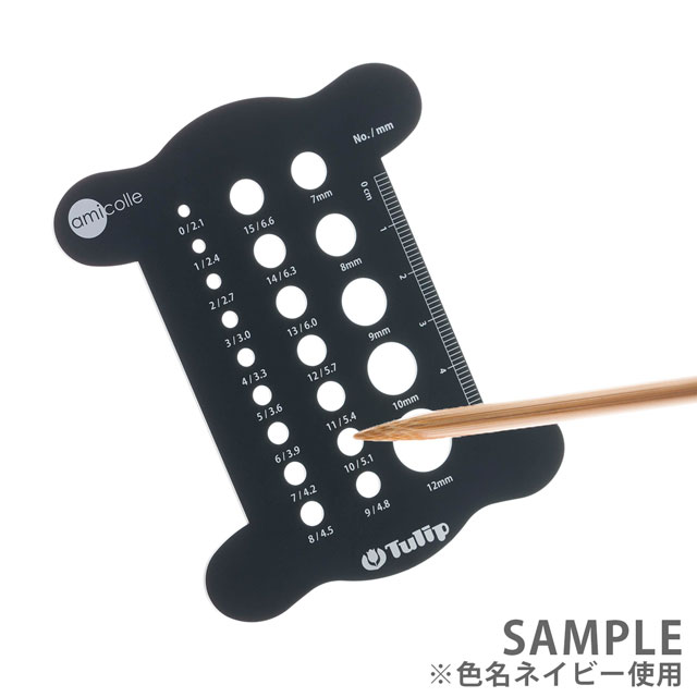 Tulip-チューリップ- あみ針ゲージ 糸巻き(AC-053) ネイビー 06Cq99_
