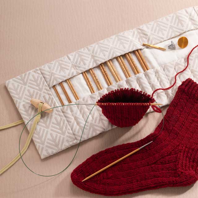 Tulip-チューリップ- キャリーシー ロング 切り替え式竹輪針セットKomorebi(TCC-17) ベージュ 06Cq99j