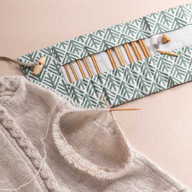 Tulip-チューリップ- キャリーシー ロング 切り替え式竹輪針セットKomorebi(TCC-18) グリーン 06Cq99j