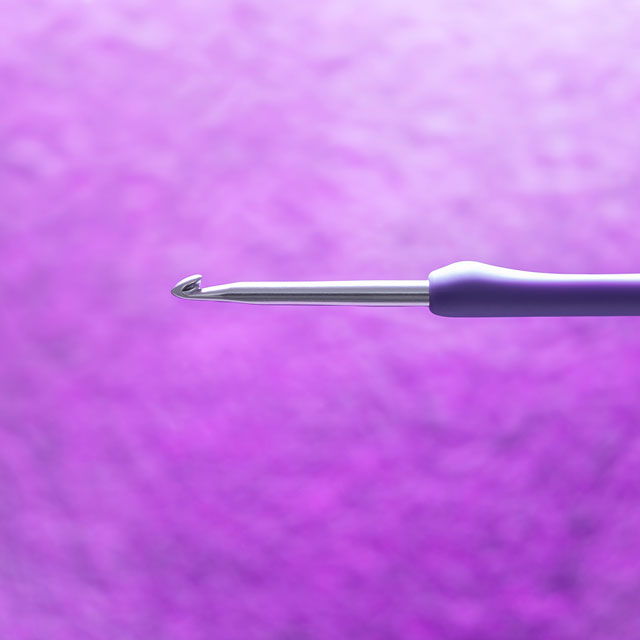 Tulip-チューリップ- エティモ ムラサキ クッショングリップ付きかぎ針(TEM-050) 5/0号 06Cq99j