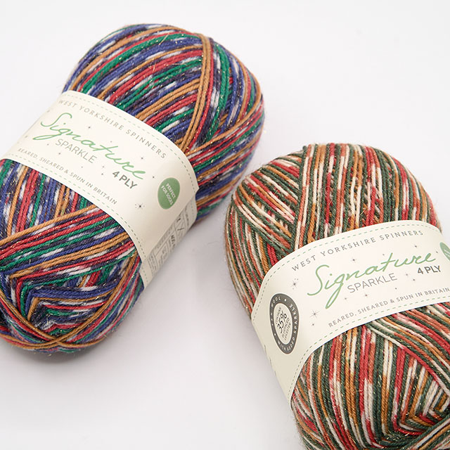 毛糸 West Yorkshire Spinners-ウエストヨークシャースピナーズ- Signature 4ply Sparkle・シグネチャー4プライスパークル 1208.Yuletide 06Co99_