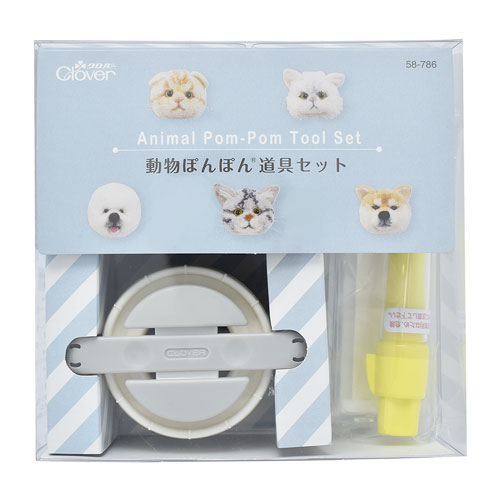 クロバー 動物ぽんぽん道具セット（58-786） 99Zz99_