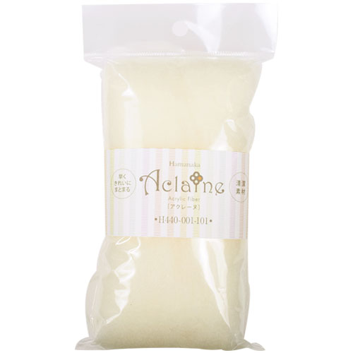 ハマナカ アクリルファイバー Aclaine・アクレーヌ（H440-001） 101.白 06Bl99_