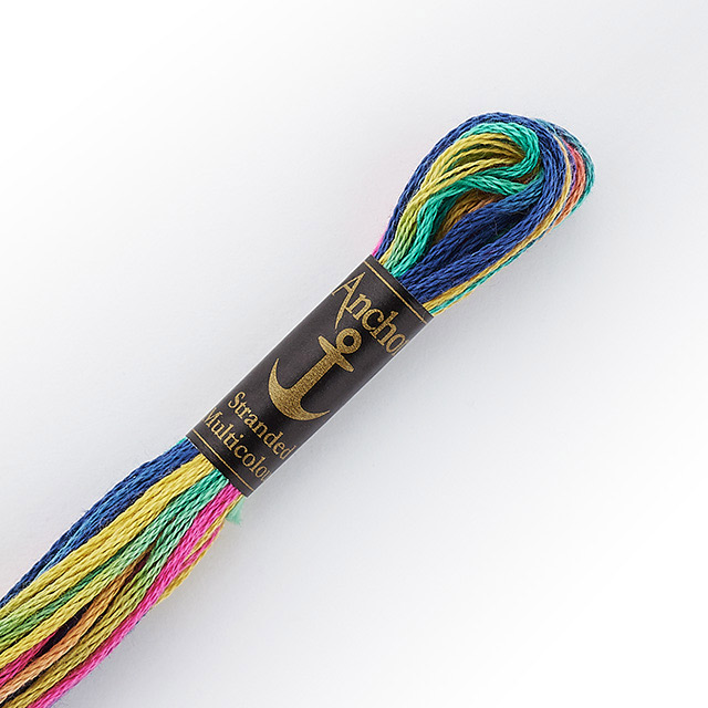 刺しゅう材料 Anchor-アンカー- 刺繍糸 25番 マルチカラー(342101) 色番1375 06Bg99_