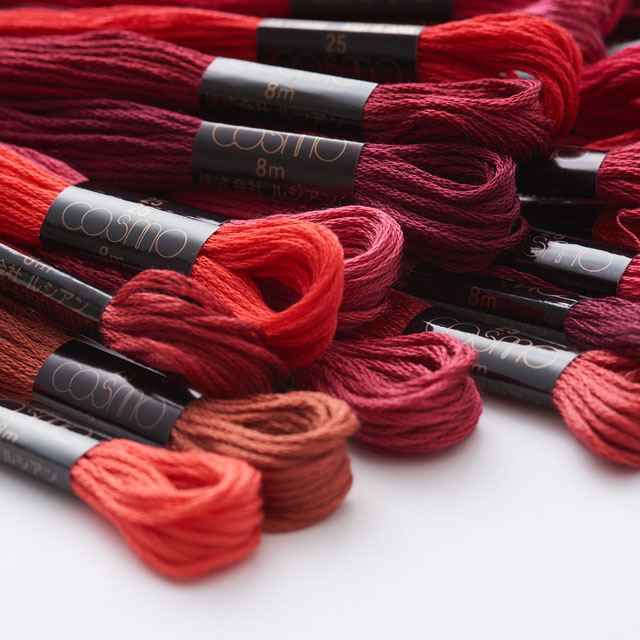 刺しゅう材料 cosmo-コスモ- 刺繍糸 25番 色番2664 06Bg99_