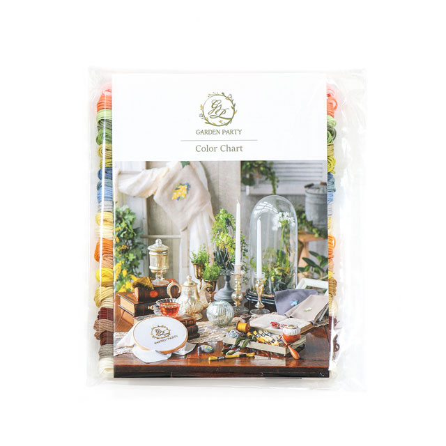 オリムパス GARDEN PARTY 刺しゅう糸 25色セット/スプール付(GP-25A) ミモザのスワッグ 99Zz99_