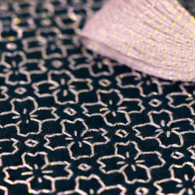 オリムパス 刺し子糸 ラメ糸 Sashiko Lame SL15.夜桜 よざくら 06Bi99_