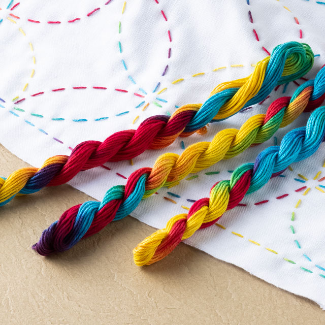 染色用刺し子糸 オリムパス 染-marche・ソメマルシェ 20/6(MT2) 06Bj99_