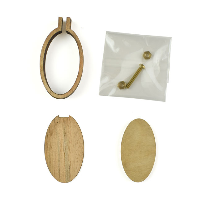 刺しゅう材料 ミニチュア刺繍枠 楕円縦 小(SJ-245) ナチュラル 06Bg99_