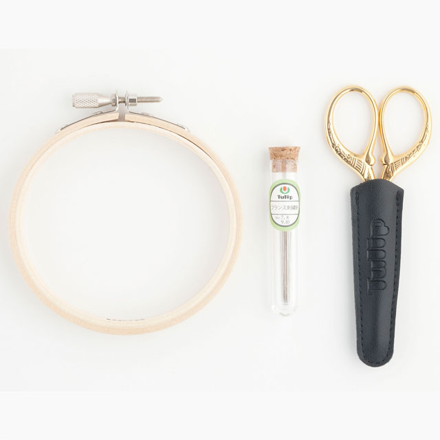 Tulip-チューリップ- 針ものがたり 刺繍スターターセット(HK-001) 06Bg99_