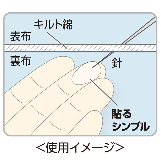 クロバー 貼るシンブル(57-394) 08Ac99_