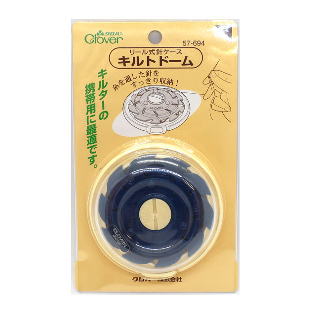 クロバー リール式針ケース キルトドーム(57-694) 08Ac99_