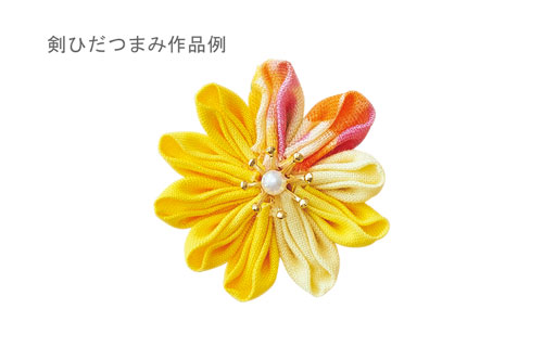 クロバー つまみ細工プレート 剣ひだつまみSS(57-463) 06Bj99_