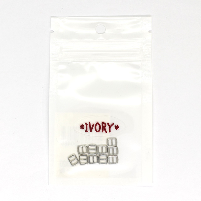 ドール用 メッキバックル 約3mm 10個入 Sシルバー 06Ab99_