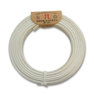 ハマナカ エコクラフト カラー(2233) 5m巻 2.白 06Co99_