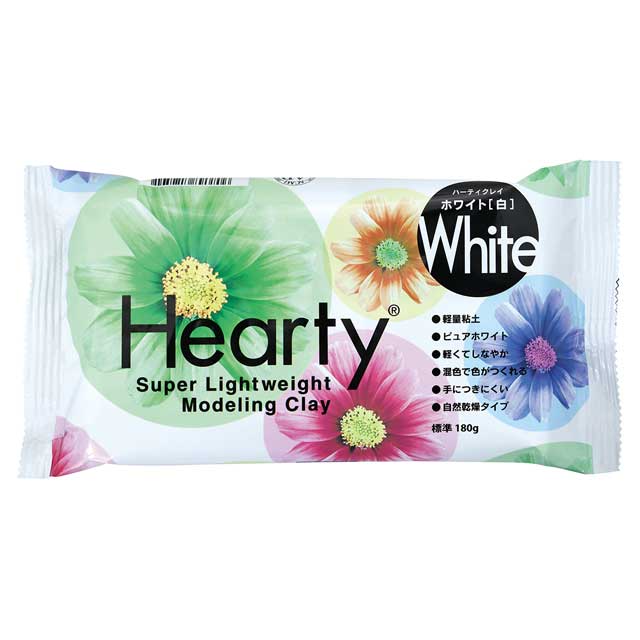 PADICO-パジコ- 軽量粘土 ハーティクレイ(301250) 180g ホワイト 06Ac99_