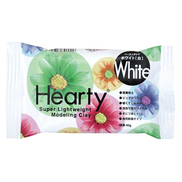 PADICO-パジコ- 軽量粘土 ハーティクレイ(301251) 40g ホワイト 06Ac99_
