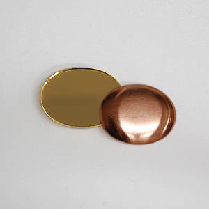 くるみ金具 帯留め金具 楕円(no1) ゴールド 06Zz99_