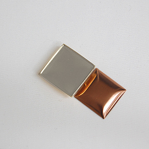 くるみ金具 帯留め金具 ひし形(no5) シルバー 06Zz99_