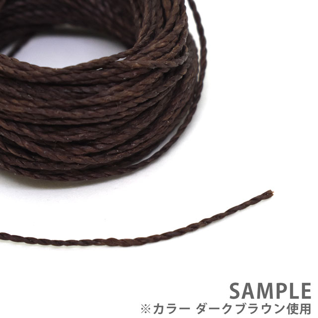 LINHASITA マクラメワックスコード 1.0mm(59719-01) 10m入 1.オフホワイト 08Be99_