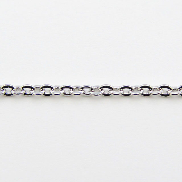 ネックレスチェーン ネックレス 小豆(E-51-R) 約40cm+アジャスター約5cm R.シルバー 06Af99_