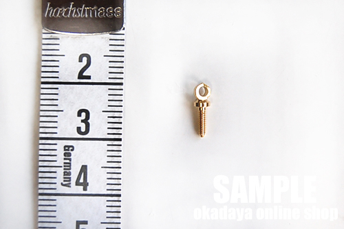 パーツ ヒートン 9mm B.ブラックニッケル 1個入 06Af99_