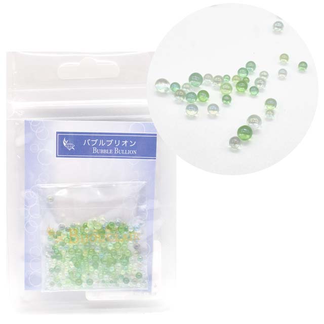 レジン材料 ビジュクレール バブルブリオン(10-3564) グリーン 06Ac99_