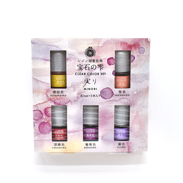 PADICO-パジコ- レジン用着色剤 宝石の雫クリアカラーセット（403334） 実り 06Ac99_