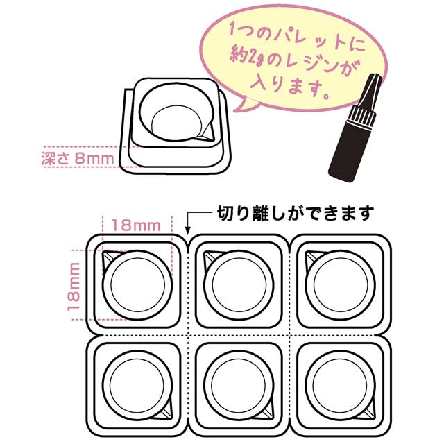 PADICO-パジコ- 調色パレット miniサイズ(403392) 06Ac99_