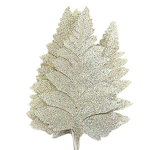 造花 シダの葉 シャイニービッグ(15088) 900.シルバー 06Aa99_