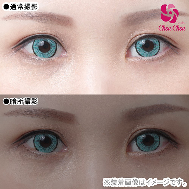 アシストシュシュ ICE Flora 1Day アイスフローラワンデー(21401) フローズンアクア 度なし 0.00 07Bk99_