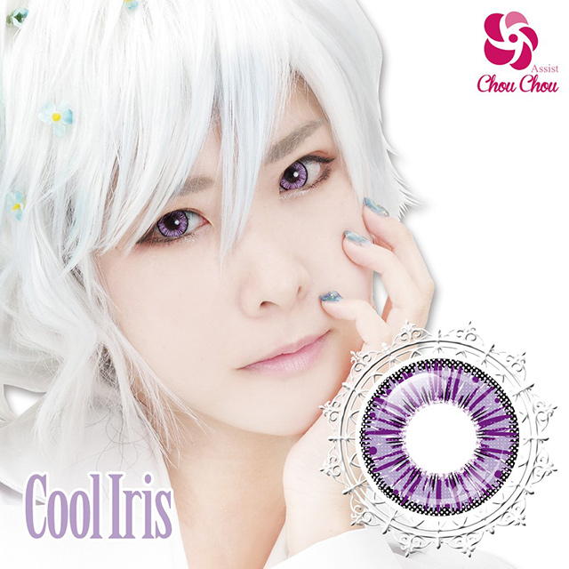 アシストシュシュ ICE Flora 1Day アイスフローラワンデー(21497) クールアイリス 度なし 0.00 07Bk99_