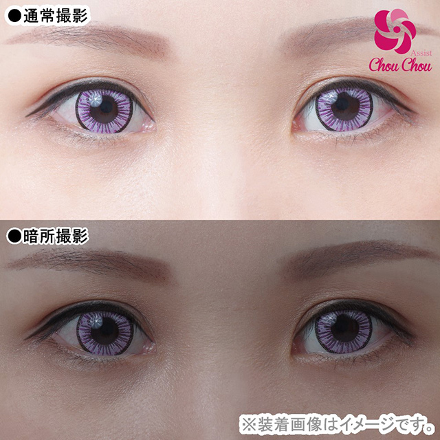 アシストシュシュ ICE Flora 1Day アイスフローラワンデー(21497) クールアイリス 度なし 0.00 07Bk99_