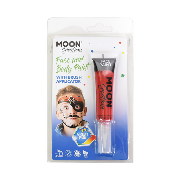 ボディペイント絵具 MOON FACE&BODY Paints (C01792) Red 07Cn99_