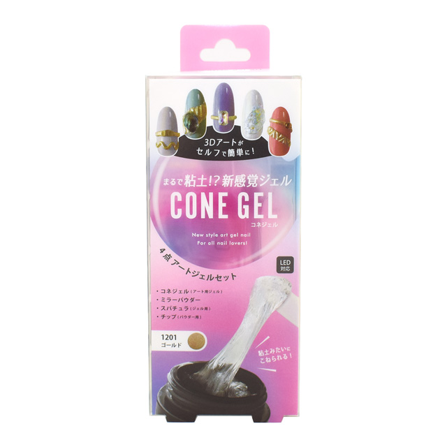 ネイル用品 CONE GEL-コネジェル(KNG 1201) ゴールド 07Cn99_