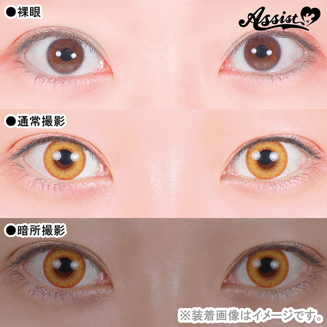 アシストシュシュ Shutella 1Day シュテラワンデー(25352) オレンジフューチャー 度なし 0.00 07Bk99_