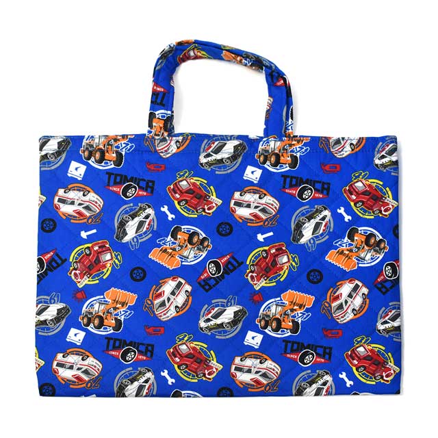 完成品 キルトレッスンバッグ トミカ（QTM6-2181） ブルー 15Yy88_