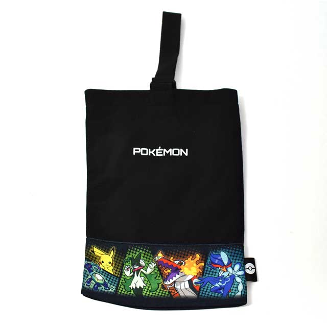 完成品 シンプルシューズケース ポケットモンスター(LPK6-2100) クロ 15Yy88_