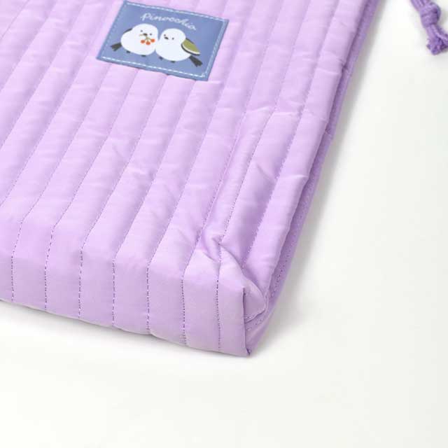 完成品 シューズケース ヌビ シマエナガ(QMP5-1201) パープル 15Yy88_