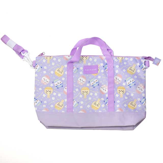 完成品 ちいかわ2WAYトートバッグ（CW43709） PL.パープル 15Yy88_