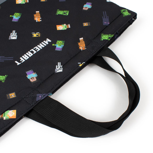 完成品 マインクラフト レッスンバッグ(F8450YB) N9.ブラック 15Yy88_