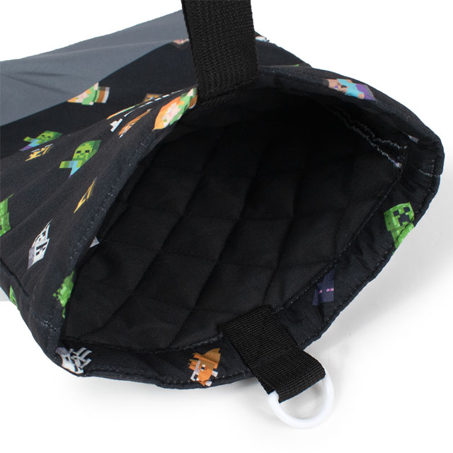 完成品 マインクラフト シューズケース(F8451YB) N9.ブラック 15Yy88_