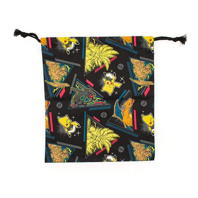 完成品 ポケットモンスター 巾着袋M（HPKG-980） クロ 14yy88_