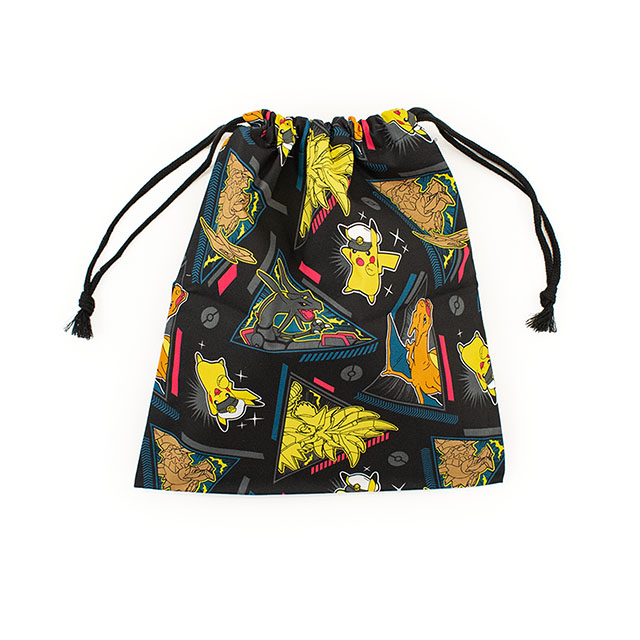 完成品 ポケットモンスター 巾着袋M(HPKG-980) クロ 14yy88_