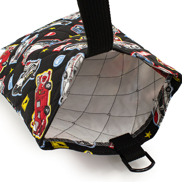 完成品 トミカ キルトシューズケース(QTM7-1780) クロ 14yy88_